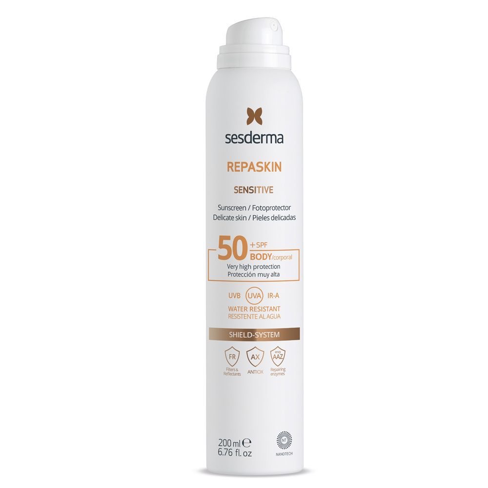filtro solar corporal 50+ Repaskin sesderma